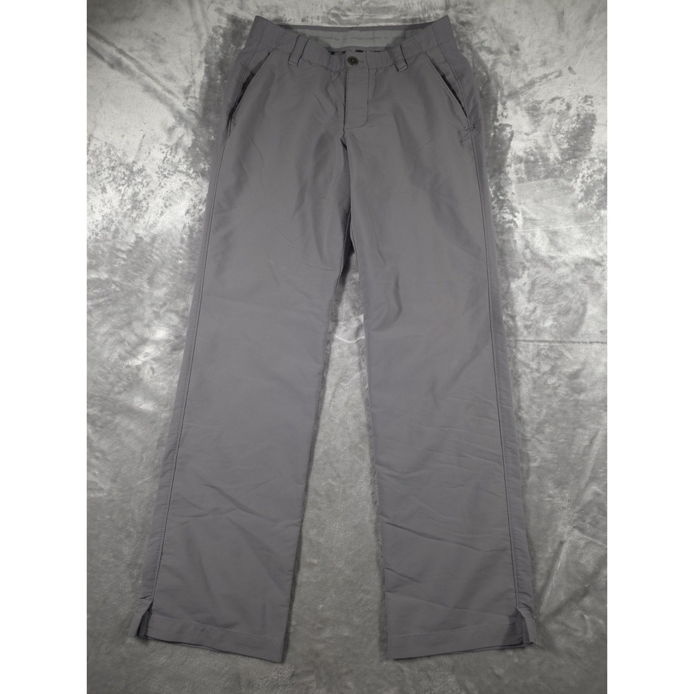 Under Armour Match Play Pants Mens 32x32 Gray Performance Golf Chino